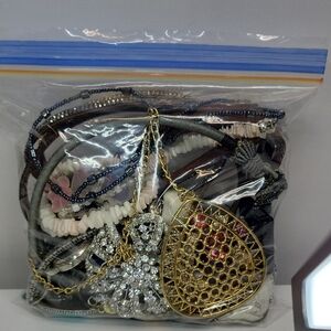 1lb Jewelry Collection with Gold and Silver Accents